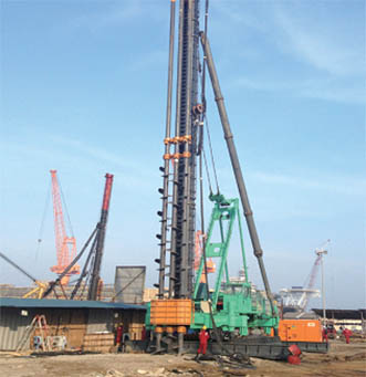 JB160A ਹਾਈਡ੍ਰੌਲਿਕ ਵਾਕਿੰਗ ਪਾਇਲਿੰਗ Rig8